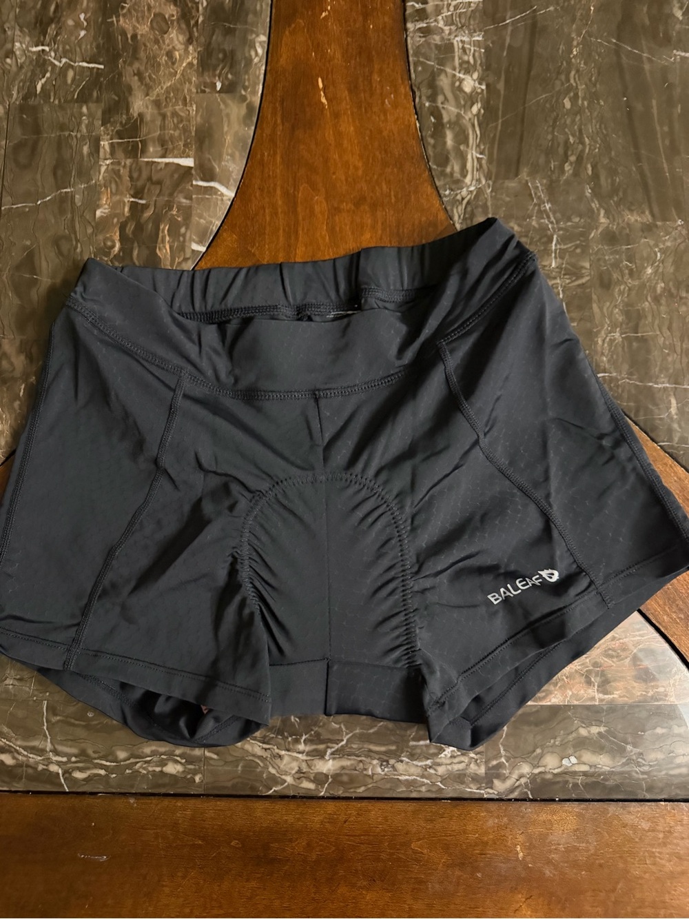 Baleaf Black Women's Bike Shorts with Logo